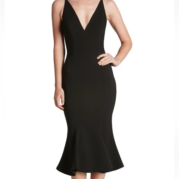 Dress the population Isabella crepe mermaid dress size XS.